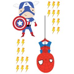 Looma Vinilos Decorativos Infantiles Capitán América y Spiderman