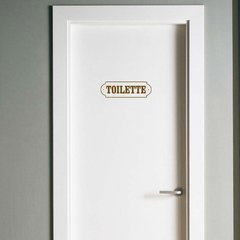 Looma Vinilos Decorativos Toilette Cartel