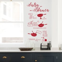 Looma Vinilos Decorativos Receta Salsa Blanca