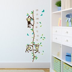 Looma Vinilos Decorativos Infantiles Medidor Monitos