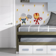 Looma Vinilos Decorativos Infantiles Thor y Iroman