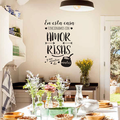 Looma Vinilos Decorativos frases cocina Un montón de mates