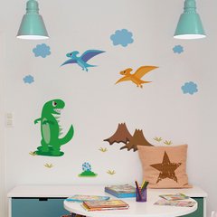 Looma Vinilos decorativos infantiles dinosaurios voladores