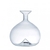Florero Botella vidrio transparente - A - Conceptual en internet