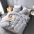 Duvet Cover texturizado Gris Claro - Queen - buy online