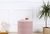 Puff Oslo en terciopelo Palo de rosa - Hugga - buy online