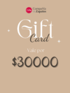 GIFT CARD POR $30000