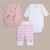 Conjunto Pink polka dots: body, pantalón y chaleco