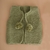 Chaleco de lana verde oliva - comprar online