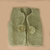Chaleco de lana verde oliva - comprar online