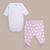 Ajuar pink polka dots: body, ranita y campera de lana - comprar online