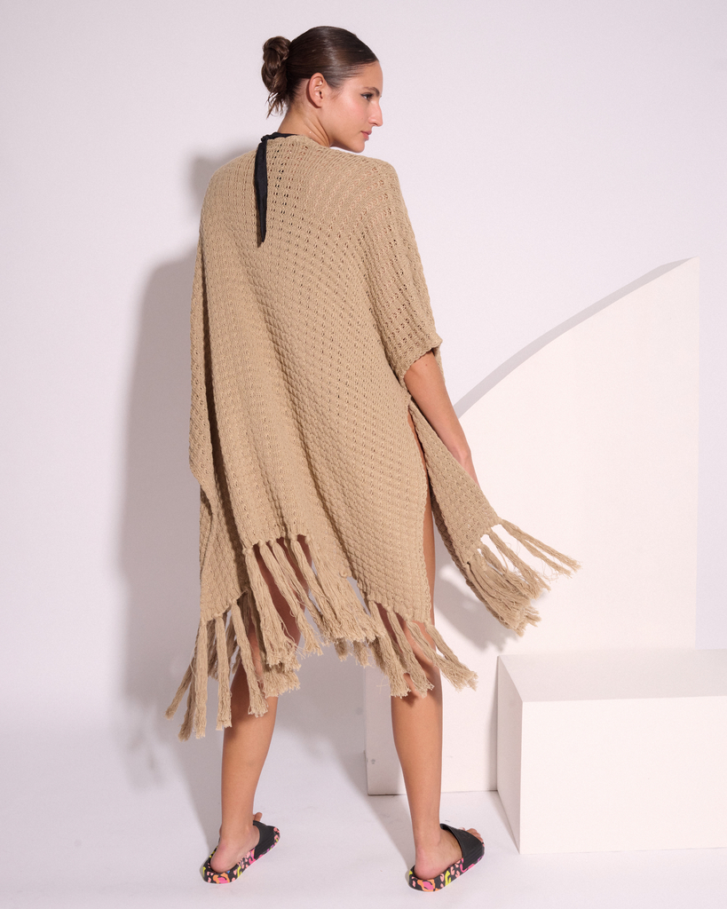 Poncho ARUBA beige Comprar en Shibinda