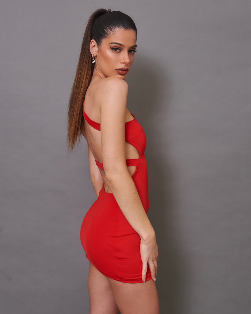 Vestido PAM rojo - Comprar em Shibinda