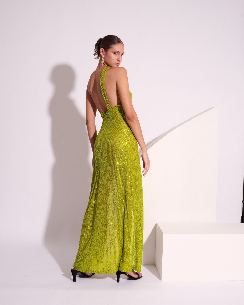 Vestido pistacho 2025
