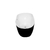 Tina Akor blanco con negro con FS001 cromo - (copia) - Oikos Design - Tienda Online