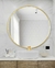 MIRROR LED WITH GOLD FRAME - buy online