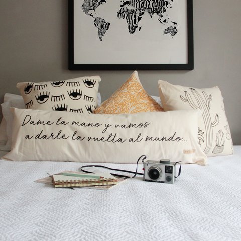 Almohadones XXL con frases