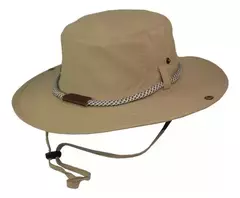 Sombrero Australiano De Taslon Con Cordon - SILBECO