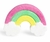 Sales de baño nubes con arcoíris