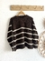 Sweater Apolo Rayas Choco - comprar online