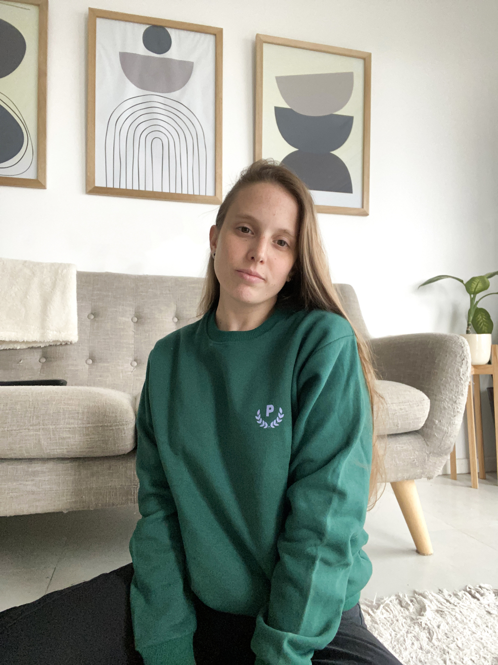 BUZO ROMA LOGO VERDE INGLES Comprar em Paullette s