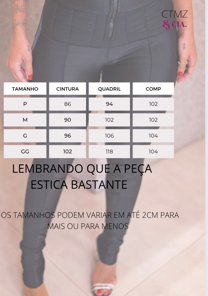 Calça efeito lipo sales