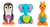 Animales Fantásticos Little Tikes Peeky Pals Con Movimiento en internet