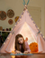 Carpa India Casita Infantil Teepe Pijamada Con Luces Battat - tienda online