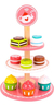 Juego Torre De Postres Dulces Juguete Infantil Madera