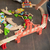 Pista De Tren Madera Juguete Didactico 100 Piezas Magnific - Kids Point