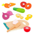 Juego Comida Verduras Madera Con Velcro Abrojo Battat - Kids Point