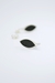 Sterling Silver Earrings - Black Ear Studs - Seeds - buy online