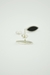 Sterling Silver Earrings - Black Ear Studs - Seeds on internet