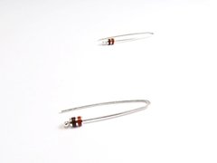 Sterling silver earrings contemporary