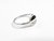 925 Sterling Silver Ring - Saturn - Black and White