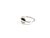 Anillo de Plata 925 - Saturno - Colores Blanco y Negro - comprar online