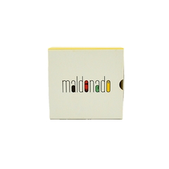 Broche de Plata 925 - Diseño Geométrico Moderno - Blanco y Negro - Maldonado Joyas