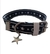 COLLAR DE NYLON SUBLIMADO NEGRO CON ESTRELLAS BLANCAS (PEQUEÑO) - comprar online