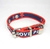 COLLAR DE NYLON SUBLIMADO LOVE PETS (TALLE XS)