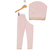 Calza lisa con puntilla rosa viejo en internet