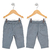 Pantalón de corderoy gris con bolsillo - comprar online