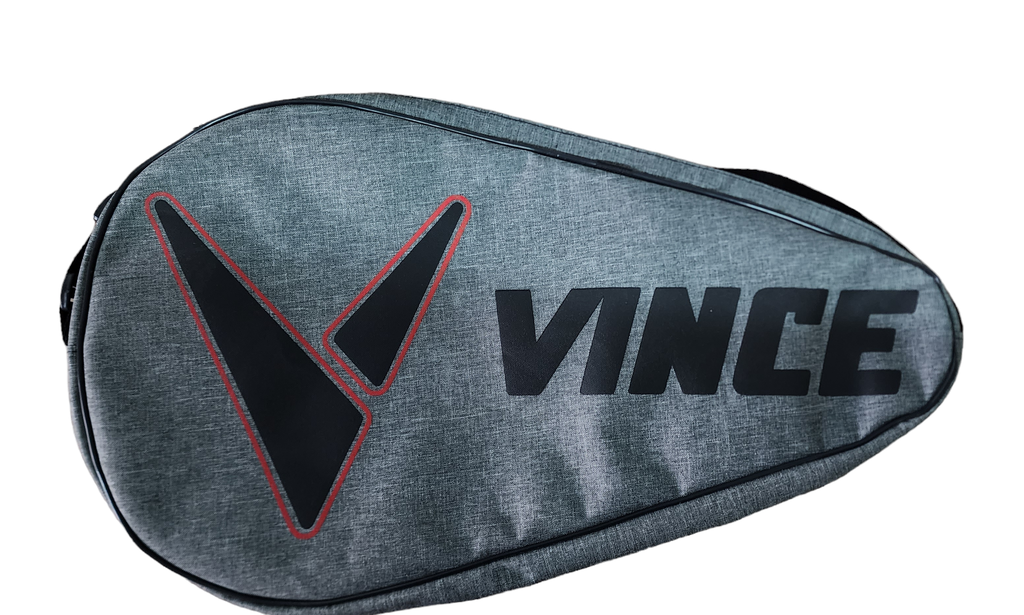 Funda Vince Padel Gris con Rojo Paddle - Venton Padel