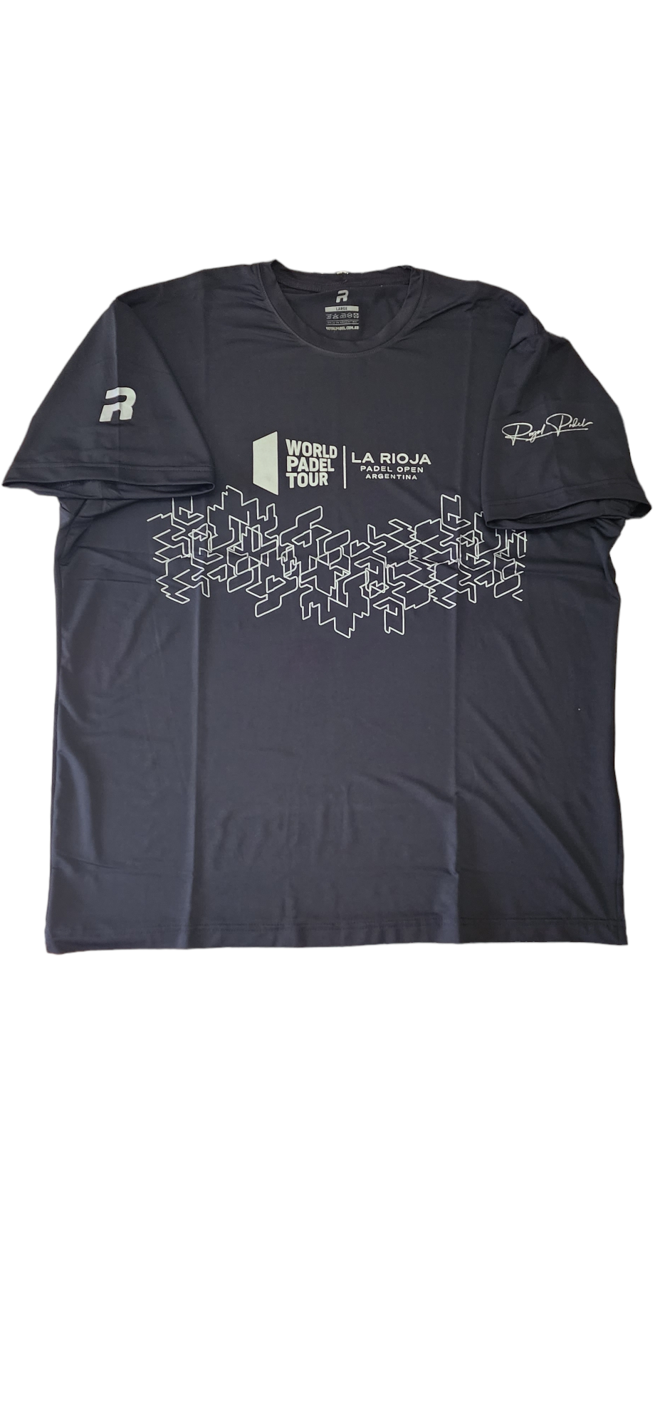 Remera Royal Padel Oficial WPT Negra Paddle