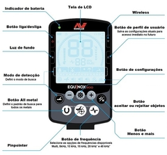 Imagem do Detector de metal - Minelab Equinox 800