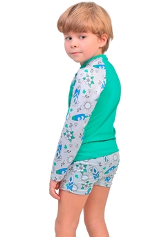 CONJ SWEEL INFANTIL 00446 EST FLORAL SUMMER COM PROTEÇÃO UV - comprar online