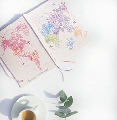 Cuaderno de Viaje • World Map - Florence Livres