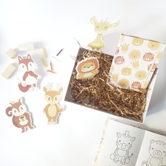 GIFT BOX KIDS ☼ COLORING & BATH in YELLOW en internet