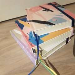 Mini Notebook • Abstract Brush in Lila en internet