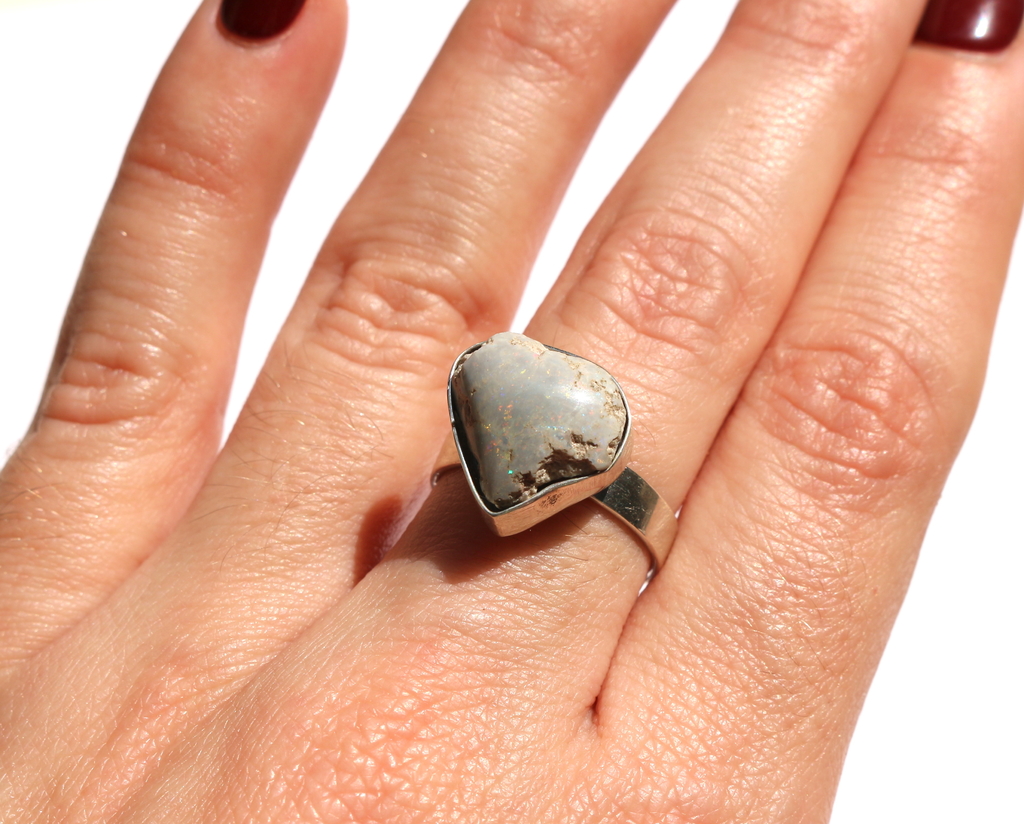 Anillo opalo online negro