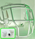 Mica AlienGuard Eyeshield LX ADULTO - Red Zone Football